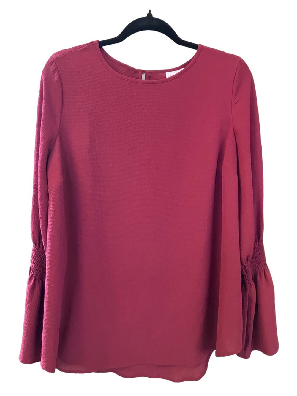 Isabel Maternity by Ingrid & Isabel Burgundy Blouse Top | Size S